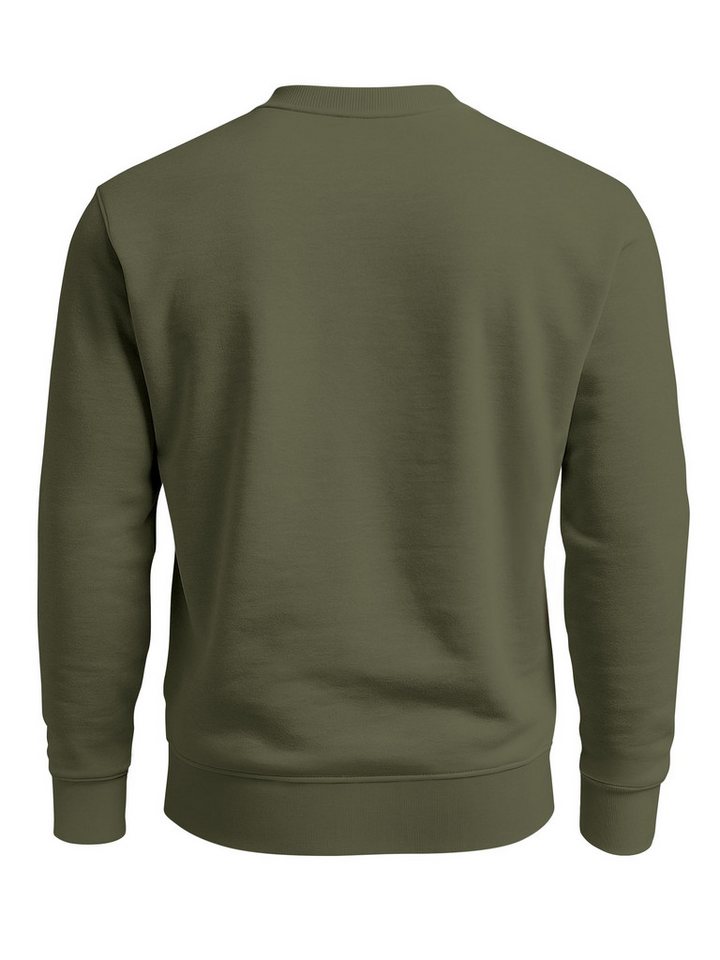 Neverless Sweatshirt Neverless® Herren Sweatshirt mit Frontprint - Mountain Trail - – Bild 5 von 5