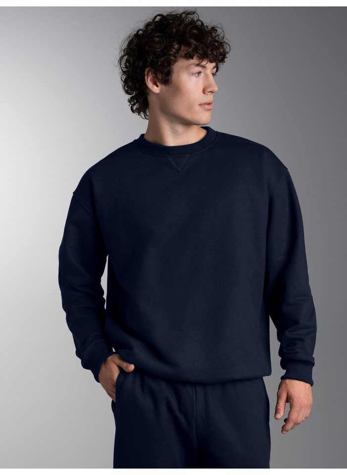 Trigema Sweatshirt TRIGEMA Basic Sweatshirt mit weicher Innenseite – Bild 3 von 4