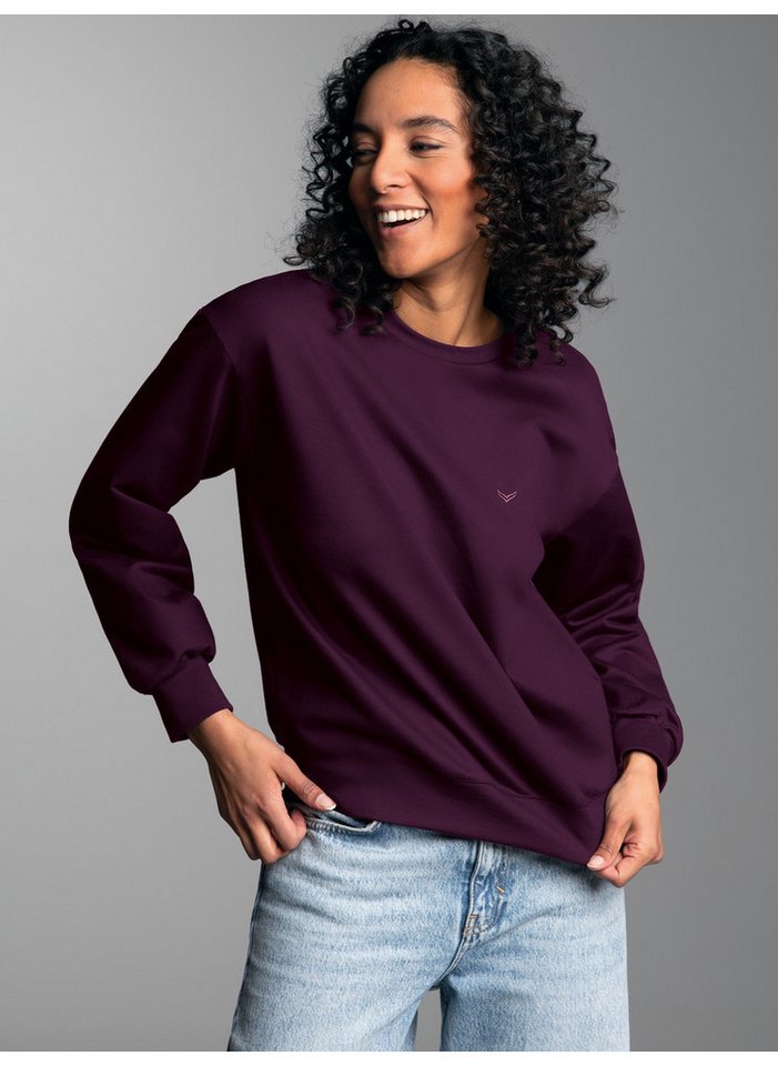 Trigema Sweatshirt TRIGEMA Dünnes Sweatshirt – Bild 3 von 4