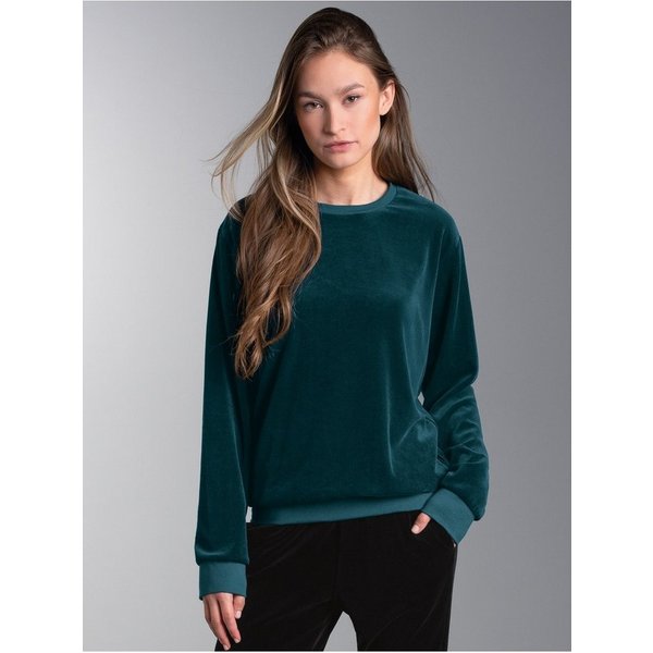 Trigema Sweatshirt TRIGEMA Nicki-Shirt