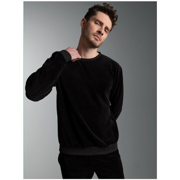 Trigema Sweatshirt TRIGEMA Nicki-Shirt