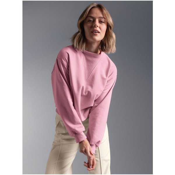 Trigema Sweatshirt TRIGEMA Sweatshirt im modischen Oversize-Look