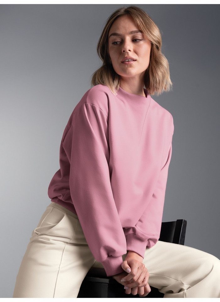 Trigema Sweatshirt TRIGEMA Sweatshirt im modischen Oversize-Look – Bild 3 von 4