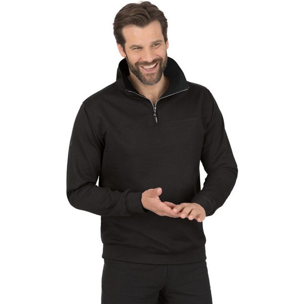 Trigema Sweatshirt TRIGEMA Sweatshirt mit Reißverschluss