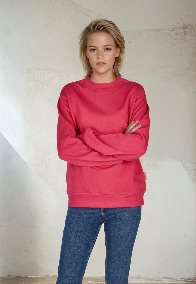 salzhaut Sweatshirt VEBIESTERN Damen Relaxed-Fit salzhaut Pullover – bequemer Fit und nordisch klares Design – Bild 3 von 5