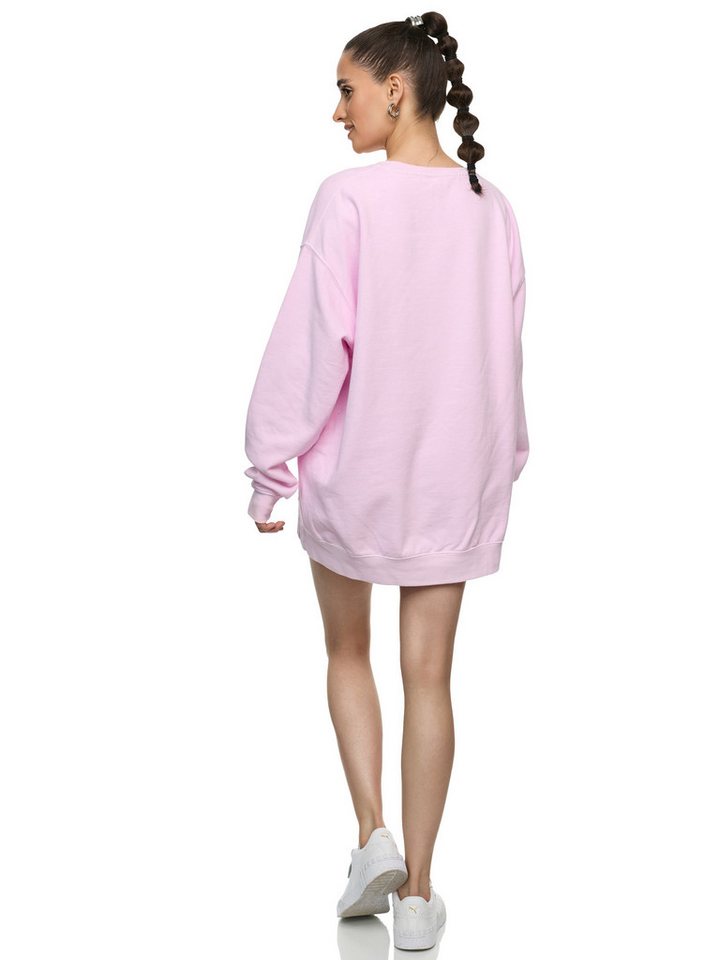Worldclassca Sweatshirt Worldclassca Oversized Sweatshirt REBELLION Print Langarm Pullover PRINT - REBELLION - MIDNIGHT - MOTORCYCLE CLUB - ANGEL – Bild 4 von 4