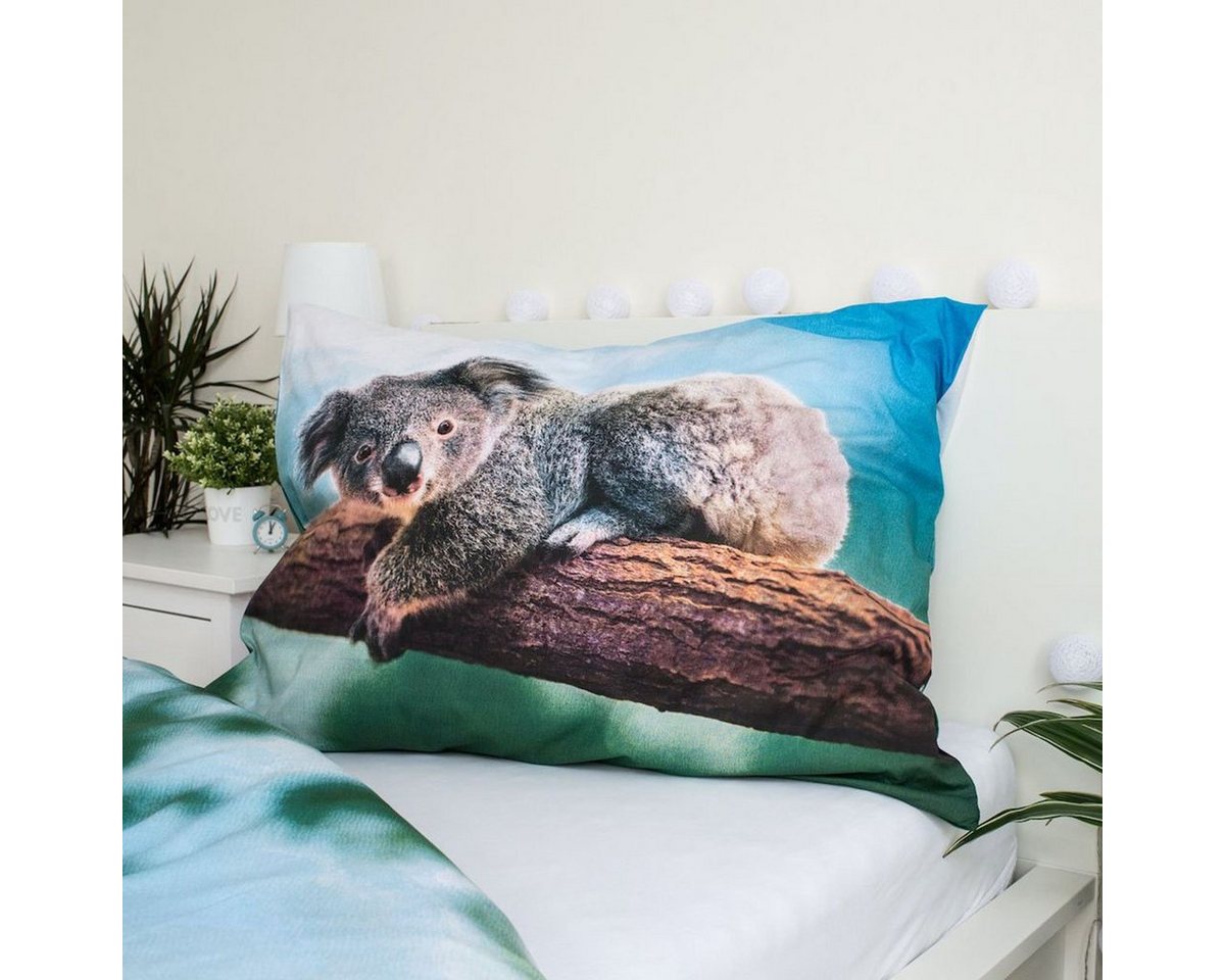 Sweet Home Kinderbettwäsche Koala, Renforcé, 2 teilig – Bild 4 von 5