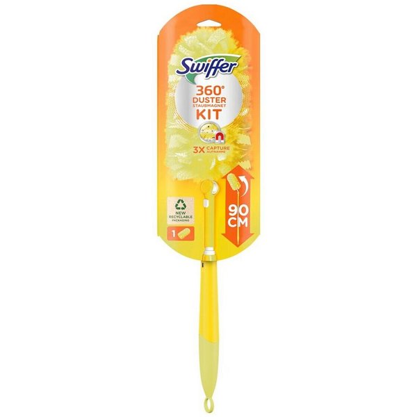Swiffer Staubwischer 360° Duster XXL, ausziehbarer Teleskopstiel