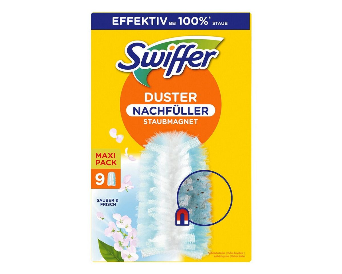 Swiffer Staubwischer Duster Staubmagnet mit Duft Ersatztücher, 9er-Pack Nachfülltücher – Bild 2 von 5