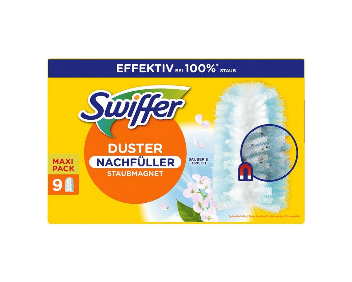 Swiffer Staubwischer Duster Staubmagnet mit Duft Ersatztücher, 9er-Pack Nachfülltücher – Bild 4 von 5
