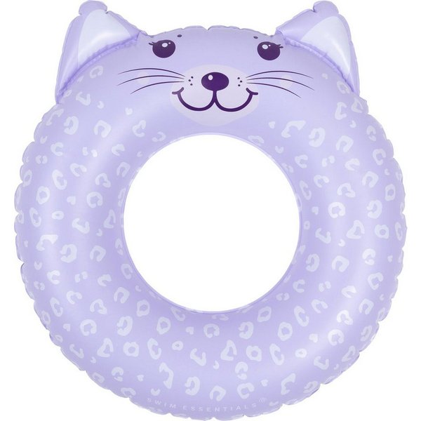 Swim Essentials Schwimmring Schwimmring 55 cm Tier Lila Leopard, Schwimmreifen Reifen Ring Schwimmhilfe