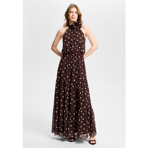SWING Abendkleid - Abendkleid aus Chiffon mit Polka Dots Taillierter Schnitt mit fließendem Rockteil
