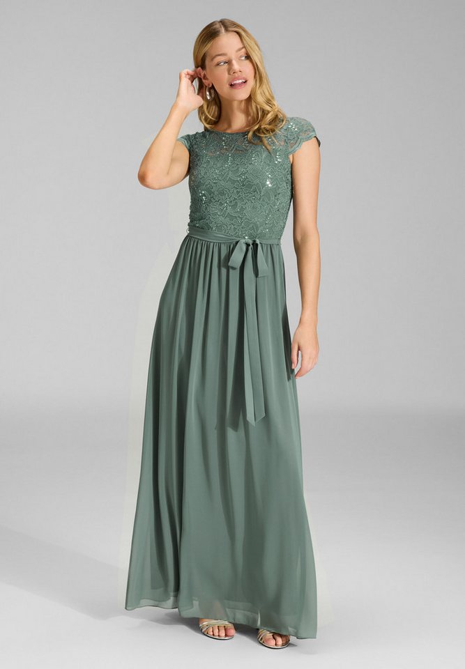 SWING Abendkleid Taillierte Passform mit ausgestelltem Rockteil – Bild 5 von 5