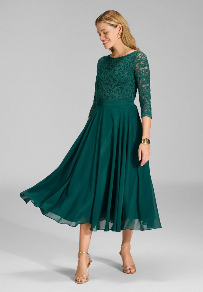SWING Abendkleid Taillierter Schnitt mit ausgestelltem Rockteil – Bild 5 von 5