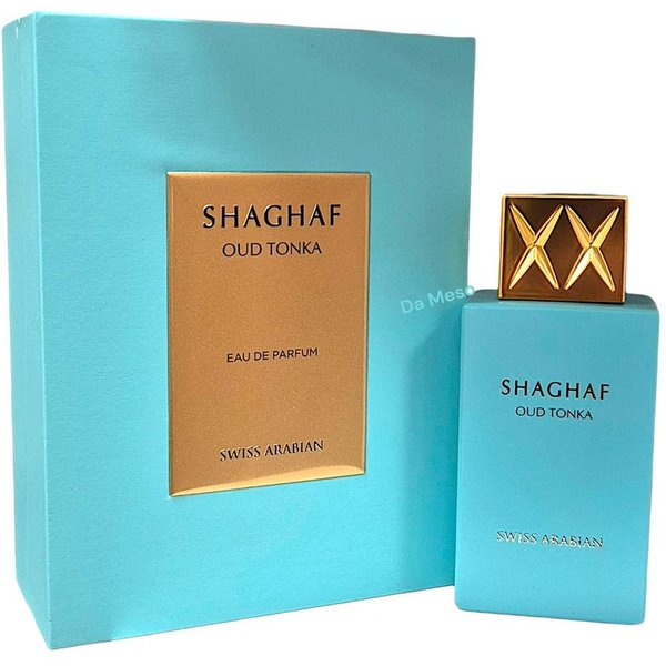 Swiss Arabian Duft-Set Shaghaf Oud Tonka EDP + Parfümzerstäuber (leer) Set