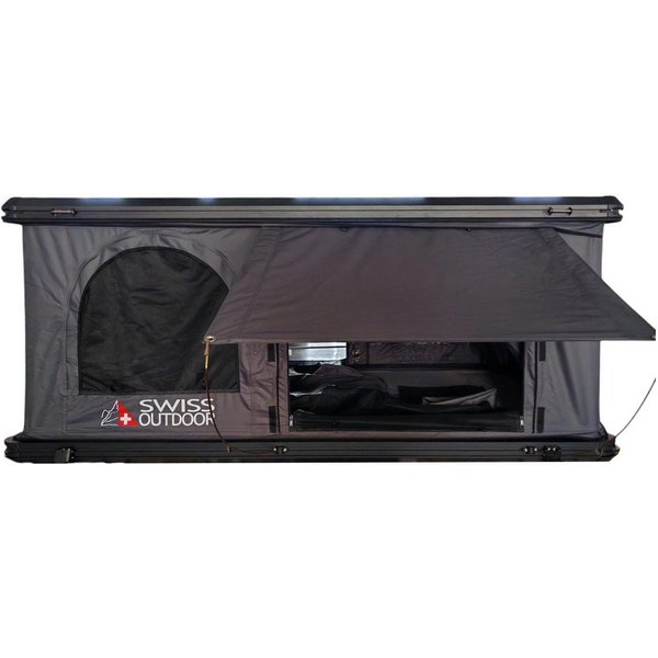 Swiss Outdoor Dachzelt ROOFI-3B, Personen: 2 (Set), Teleskopleiter