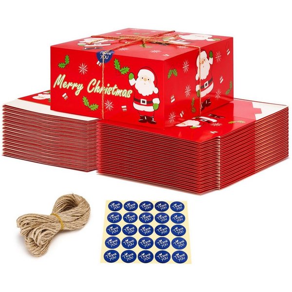 Switory Geschenkbox Süßigkeiten Karton, Geschenkboxen für Weihnachten, (30 St), für Schmuck Einladung Geschenk Party Fest