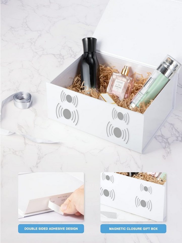 Switory Geschenkbox Süßigkeiten Karton, Geschenkboxen für Weihnachten, (1 St), für Schmuck Einladung Geschenk Party Fest – Bild 5 von 5