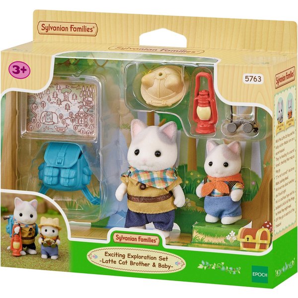 Sylvanian Families Spielfigur Abenteuer Entdecker Set mit zwei Figuren (5763)