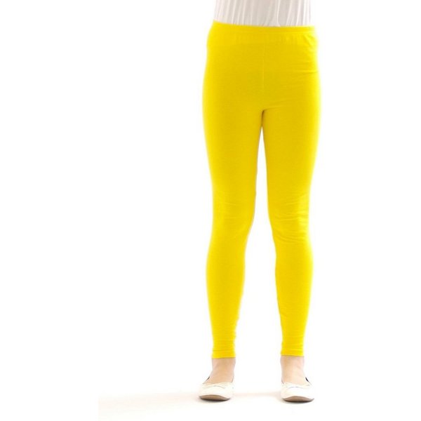 SYS Leggings Kinder Mädchen Leggings Hose lang blickdicht aus Baumwolle