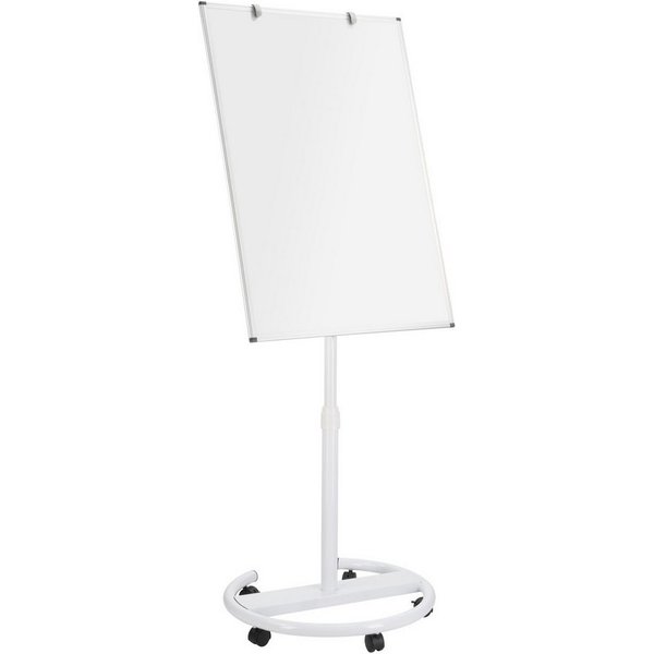 Systafex® Magnettafel Flipchart trocken abwischbar Whiteboard magnetisch 70x100cm, kippbar, höhenverstellbar, glatte Oberfläche, Schwerlastrollen