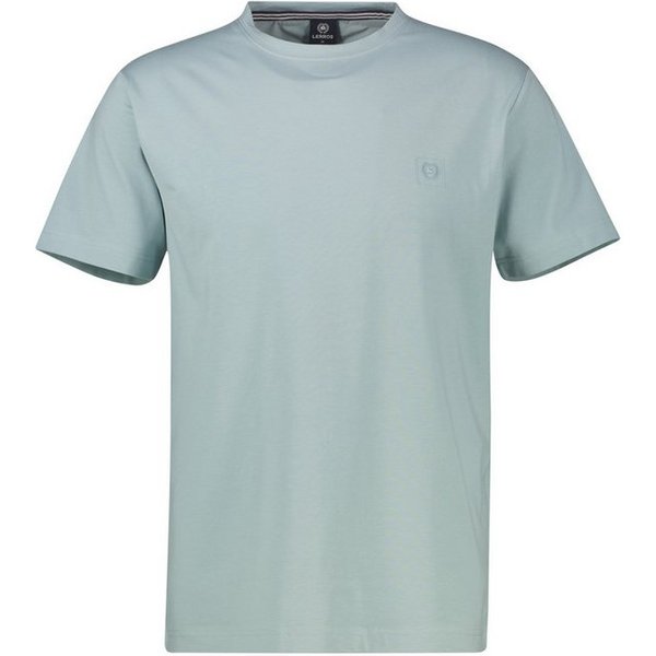 LERROS T-Shirt Basic T-Shirt mit LERROS Logo-Print Two-Tone-Optik / Einfarbig / Elastisch / Atmungsaktiv / Bequem