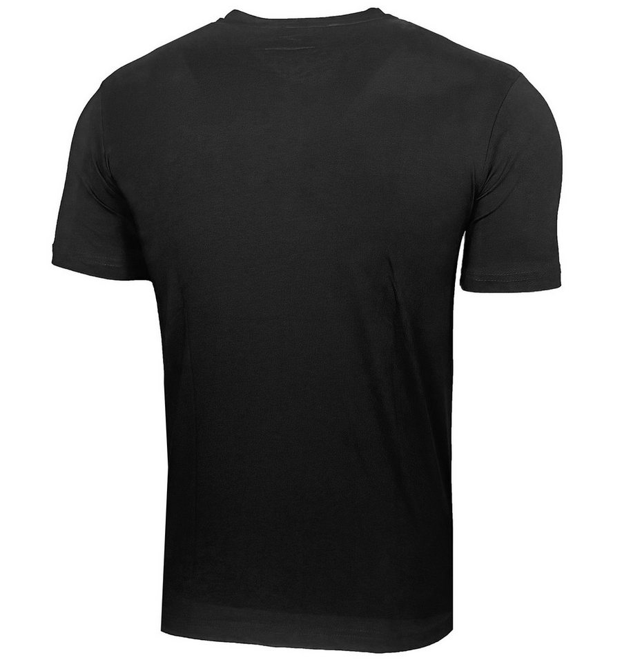 Baxboy T-Shirt Baxboy tiefer V-Ausschnitt Uni Basic Herren Kurzarm T-Shirt V-66 – Bild 3 von 4