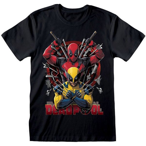 Deadpool T-Shirt Deadpool & Wolverine Weapons Deadpool & Wolverine Weapons
