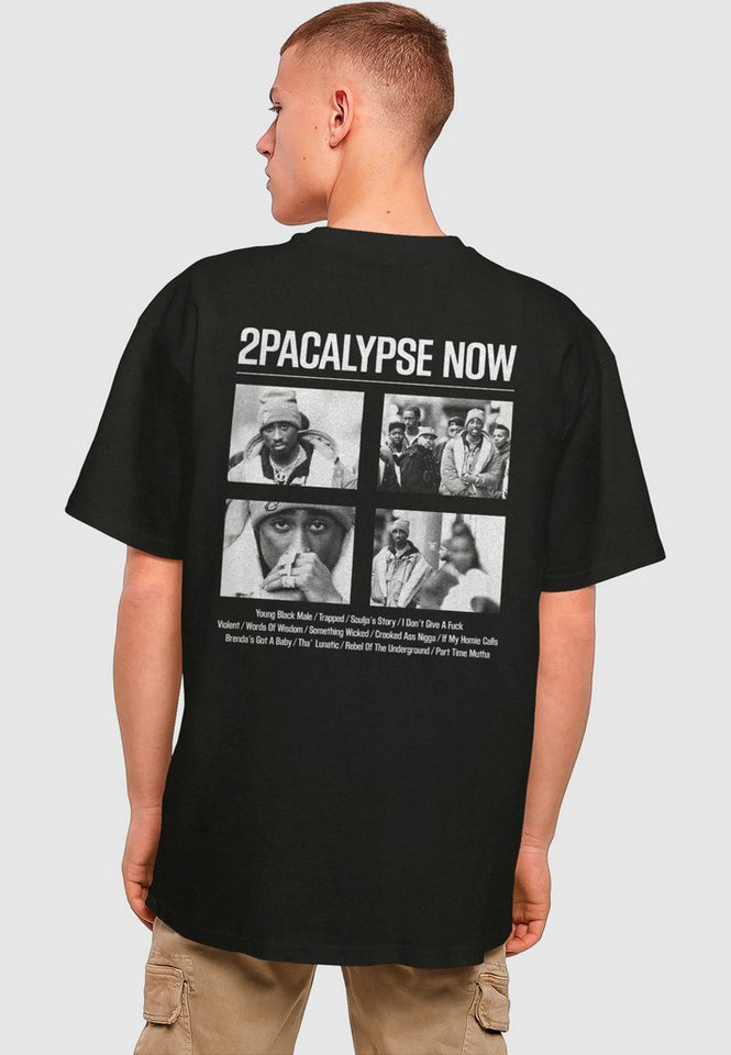 Merchcode T-Shirt Merchcode Herren 2Pac - 2Pacalypse Now Oversize Tee (1-tlg) – Bild 5 von 5