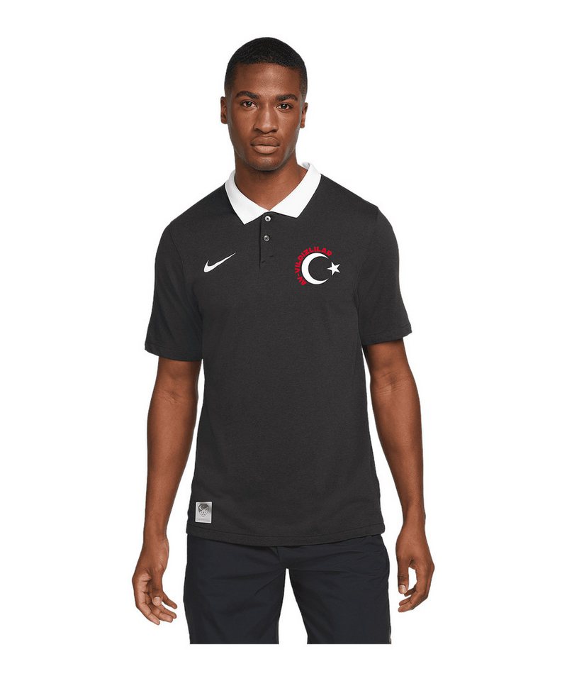 Nike T-Shirt Nike Performance TFF Polo Polyester – Bild 2 von 3