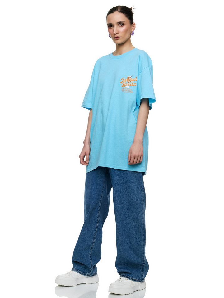 Worldclassca T-Shirt Worldclassca Oversized Print Aperol Spritz T-Shirt Sommer Oberteil PRINT - APEROL SPRITZ - IS ALWAYS THE ANSWEAR – Bild 4 von 4