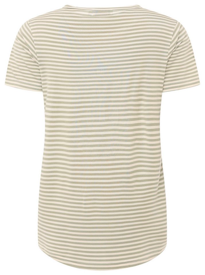 Zwillingsherz T-Shirt "Zwillingsherz" V-Neck, gestreift, kleines Motiv gestickt – Bild 4 von 5