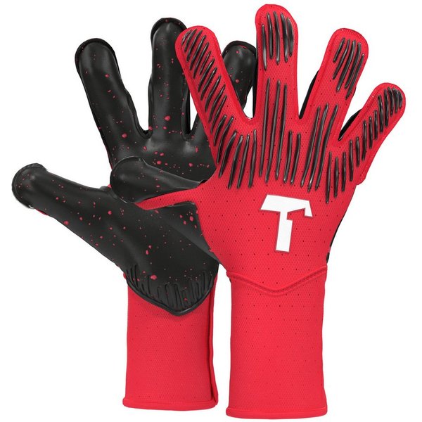 T1TAN Torwarthandschuhe Erwachsene Rebel Solar Red, Größe 6-11