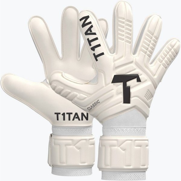 T1TAN Torwarthandschuhe Kinder Classic White-Out