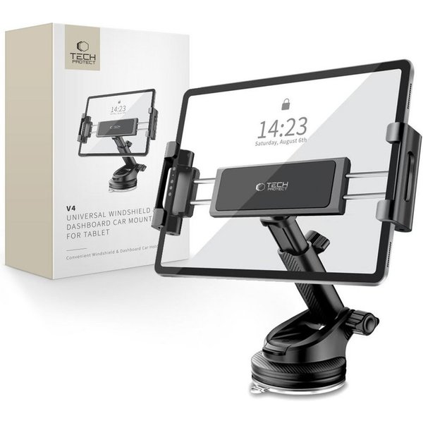 TECH PROTECT Tablet-Halterung Tech-Protect V4 Auto Tablet Halterung Cockpit Schwarz