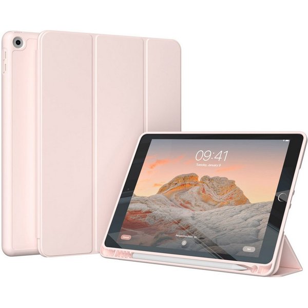 Accezz Tablet-Mappe Accezz Smarte Klapphülle aus Silikon Apple iPad 6 (2018) 9.7 Zoll / iP