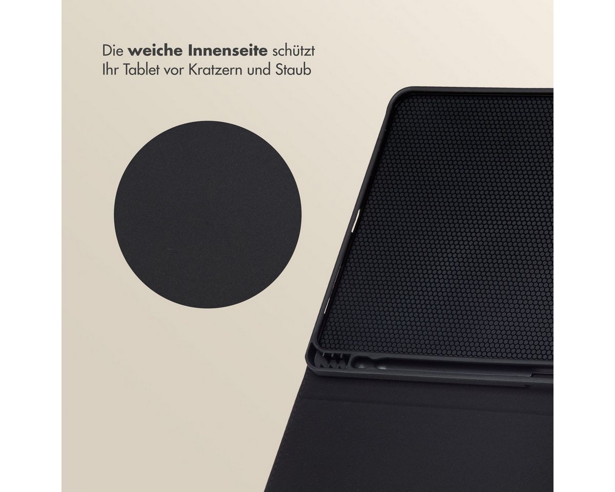 Selencia Tablet-Mappe Selencia Sabi Klapphülle mit Leopardenmuster Apple iPad Air 11 Zoll (2 – Bild 5 von 5