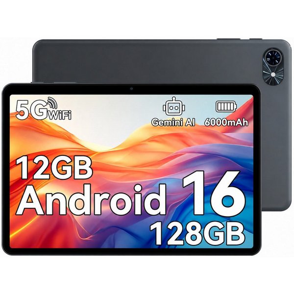 TABWEE 10.1" 6000 mAh 64/128GB Android 16 Wifi