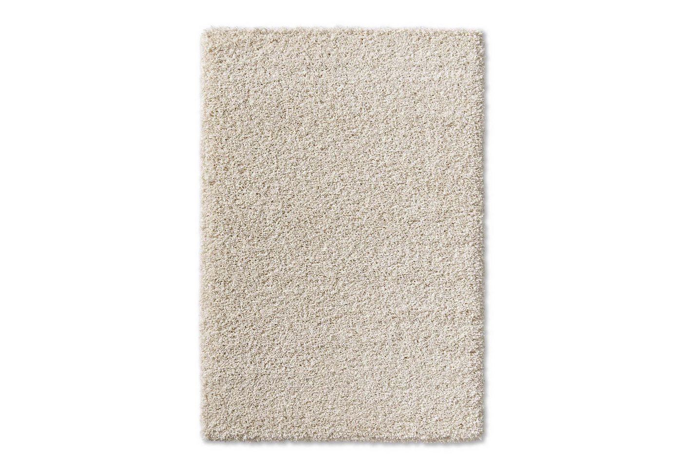 TaCa Home Langflor-Teppich Shaggy Teppich Langflor, rechteckig, Höhe: 60 mm, Schlafzimmer Kinderzimmer Wohnzimmer Esszimmer, weißgrau - 65 x 130 cm – Bild 3 von 5
