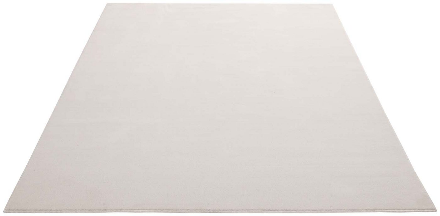 TaCa Home Teppich Kurzflor-Teppich Uni, rechteckig, Höhe: 9 mm, vielseitiger & stilvoller Kurzflor-Frisee-Teppich – Bild 3 von 5