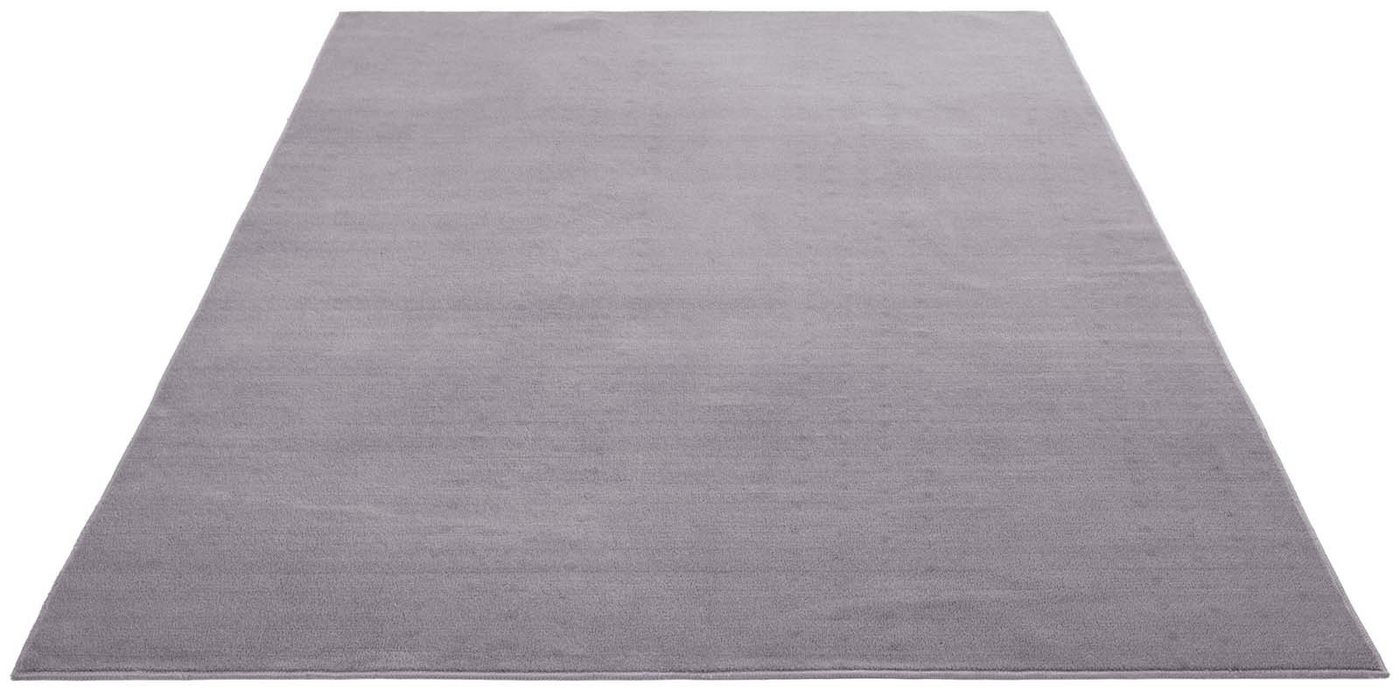 TaCa Home Teppich Kurzflor-Teppich Uni, rechteckig, Höhe: 9 mm, vielseitiger & stilvoller Kurzflor-Frisee-Teppich – Bild 3 von 5