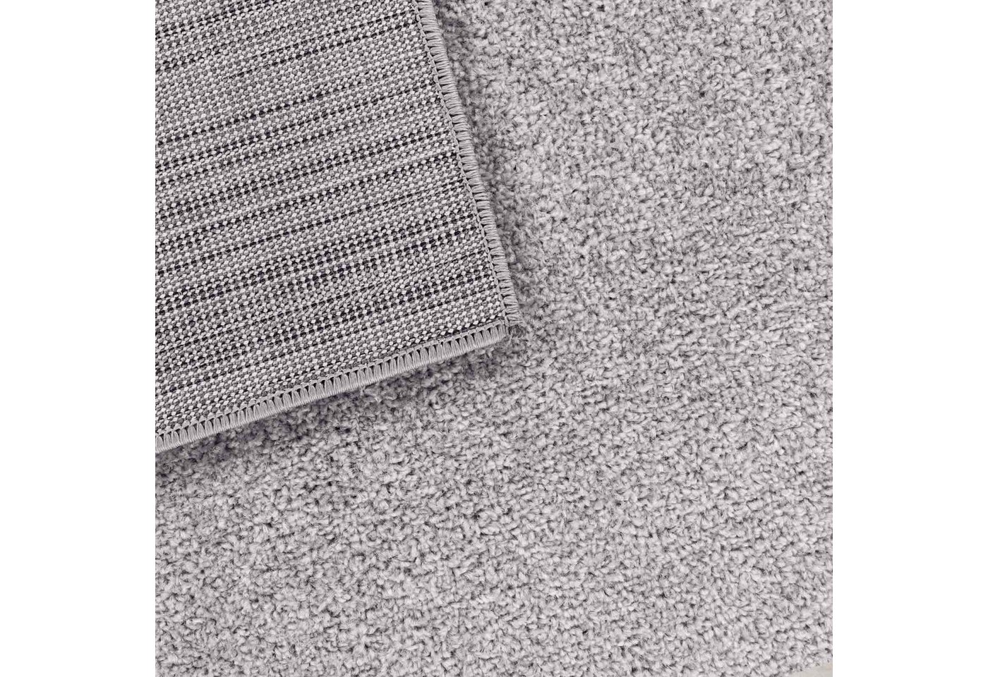 TaCa Home Teppich Moderner Designer Teppich Retro, rechteckig, Höhe: 13 mm, Wohnzimmer Schlafzimmer Esszimmer, Grau-54 - 80 x 150 cm – Bild 5 von 5
