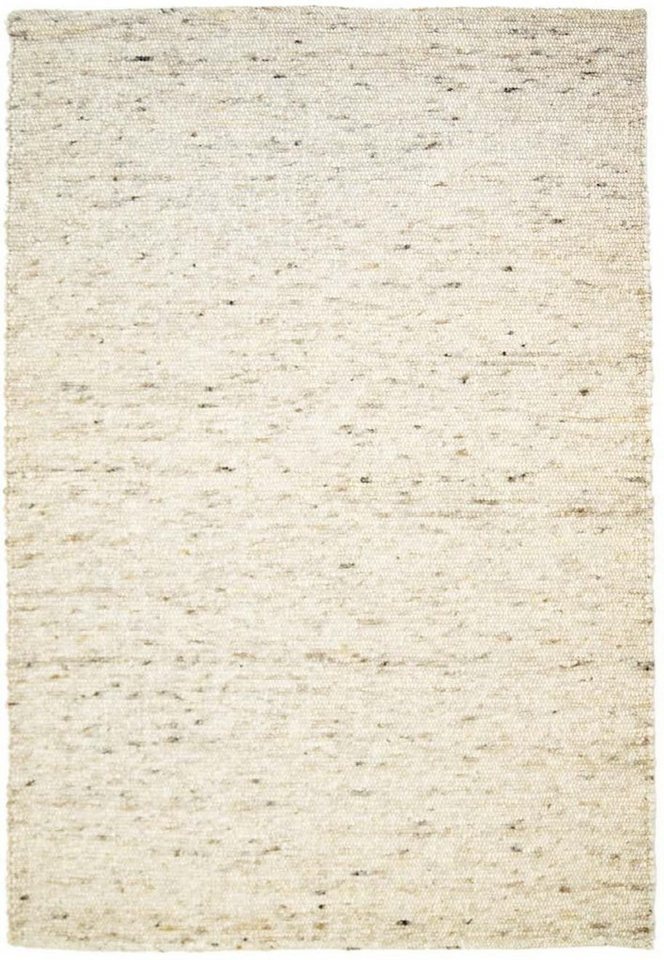 TaCa Home Wollteppich Gewalkter Handweb Woll-Teppich, rechteckig, Höhe: 13 mm, Natur Meliert - 70 x 130 cm – Bild 2 von 5