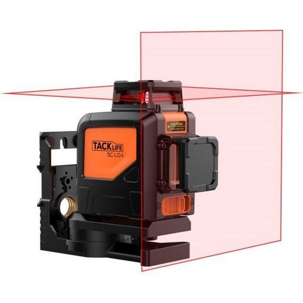 TACKLIFE Kreuzlinienlaser, 360° 30m Kreuzlinienlaser ± 3 mm/10 m²