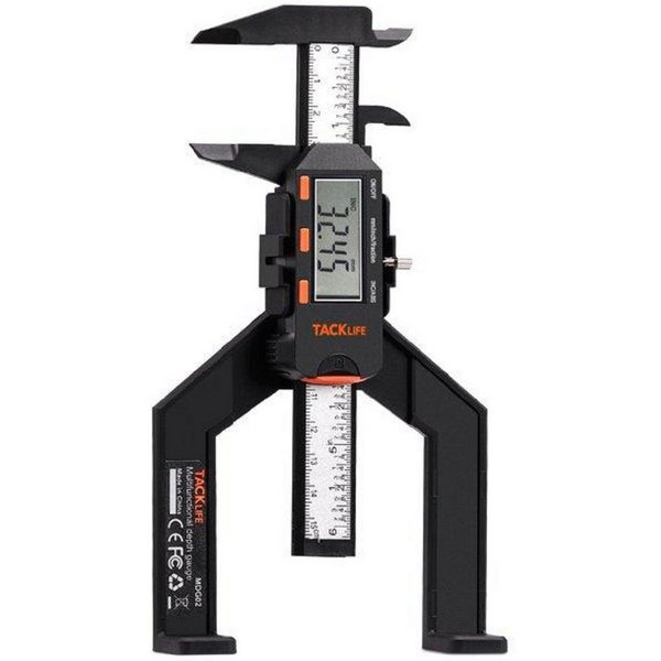 TACKLIFE Messschieber, Digital Tiefenmesser LCD Display