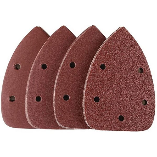 TACKLIFE Schleifpapier, 40 Stück 140mm Schleifdreieck Schleifscheibe