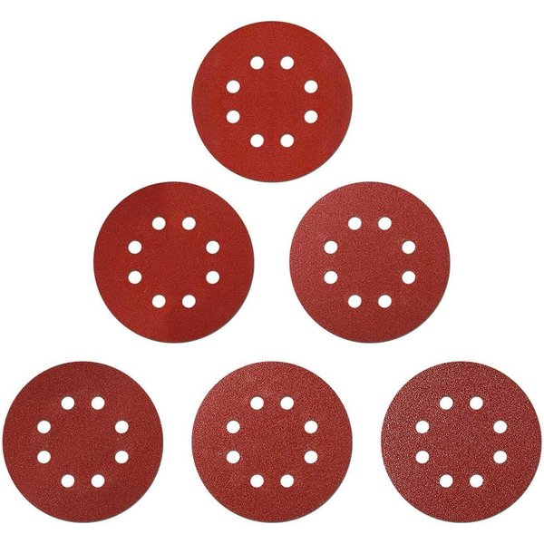 TACKLIFE Schleifpapier, 125 mm Schleifscheibe für Exzenterschleifer