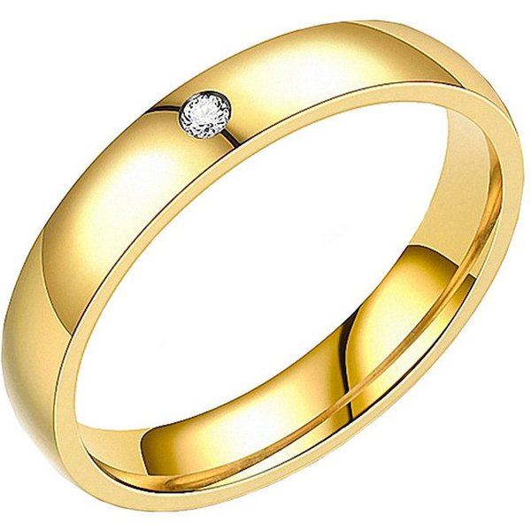 Taffstyle Fingerring Filigraner Damen Ring Solitärring Verlobungs Edelstahl mit Kristall (Bandring Freundin zum Geburtstag Muttertag Valentinstag Weihnachten),