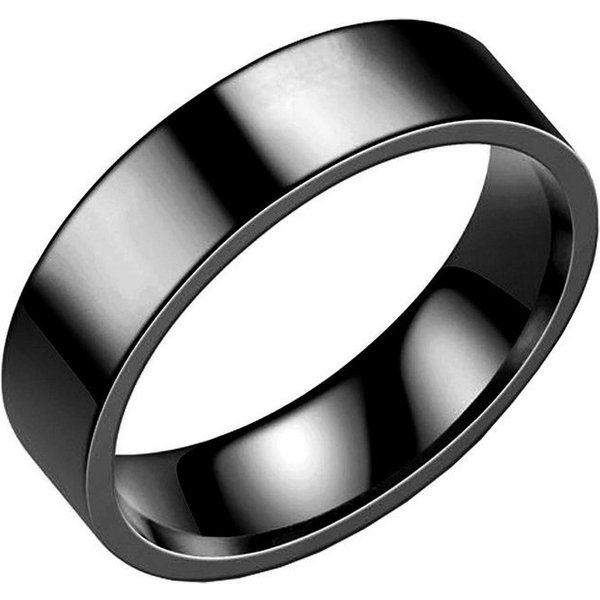 Taffstyle Fingerring Partnerring Edelstahl Fingerring Freundschaftsring Unisex Ring 6mm (Partnerring Ehering Trauring Hochzeitsring), Herren Damen Freundschaftr