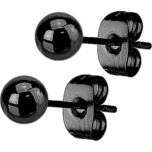 Taffstyle Paar Ohrstecker Kugeloptik Ohrringe Edelstahl runde Kugel Perle Damen & Herren (Zeitlose Kugel Ohrstecker in edlen Farben - Ideal auch zum verschenken